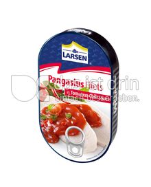 Produktabbildung: Larsen Pangasius Filets mit Tomaten-Chili Sauce 200 g