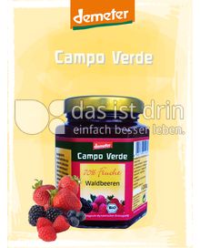Produktabbildung: Campo Verde Demeter BIO-Fruchtaufstrich 70% Waldbeere 200 g