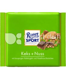 Produktabbildung: Ritter Sport Keks + Nuss 250 g