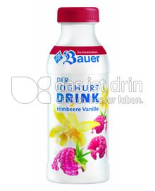 Produktabbildung: Bauer Joghurtdrink Himbeere-Vanille 250 g