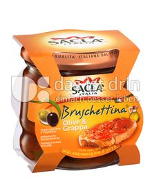 Produktabbildung: Saclà Bruschettina Olive & Grappa 190 g