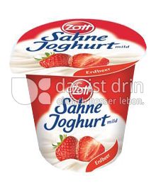 Produktabbildung: Zott Sahne-Joghurt mild Erdbeer 150 g
