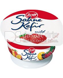 Produktabbildung: Zott Sahne Kefir mild Erdbeer 150 g