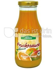 Produktabbildung: Allos Fruchtsauce Mango-Orange 250 ml
