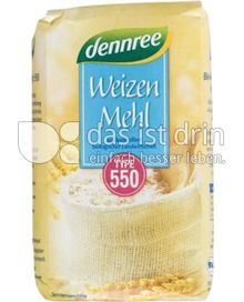 Produktabbildung: dennree Weizenmehl Type 550 1 kg