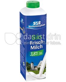 Produktabbildung: Weihenstephan Bio Frischmilch 3,8 % Fett 1 l