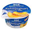 Produktabbildung: Weihenstephan Rahmjoghurt Pfirsich  150 g