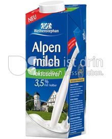 Produktabbildung: Weihenstephan Laktosefreie Alpenmilch 3,5 % Fett 1 l