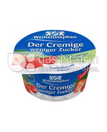 Produktabbildung: Weihenstephan Der Cremige weniger Zucker Erdbeere 150 g