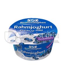 Produktabbildung: Weihenstephan Rahmjoghurt Heidelbeere 150 g