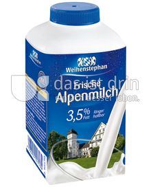 Produktabbildung: Weihenstephan Frische Alpenmilch 3,5 % Fett 0,5 l