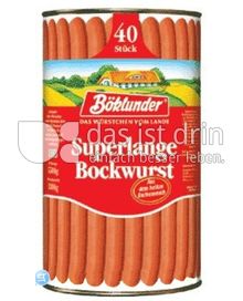 Produktabbildung: Böklunder Superlange Bockwurst 3300 g