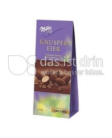 Produktabbildung: Milka Knusper Eier Cappuccino 110 g