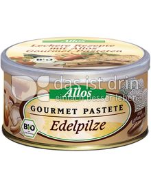 Produktabbildung: Allos Gourmet Pastete Edelpilze 125 g