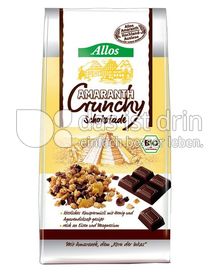 Produktabbildung: Allos Amaranth-Crunchy Schokolade 400 g