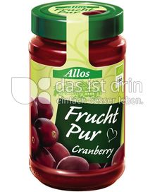 Produktabbildung: Allos Frucht Pur Cranberry 250 g