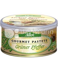 Produktabbildung: Allos Gourmet Pastete Grüner Pfeffer 125 g