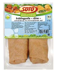 Produktabbildung: SOTO vegetarische Spezialitäten Frühlingsrolle "china" 220 g