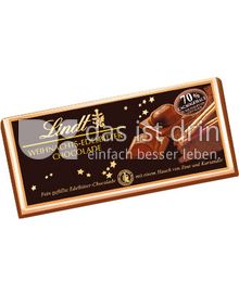 Produktabbildung: Lindt Weihnachts-Edelbitter-Chocolade, 70% 100 g
