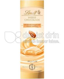 Produktabbildung: Lindt Weisse Chocolade Mandel Nougat 100 g