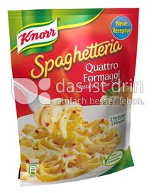 Produktabbildung: Knorr Spaghetteria Quattro Formaggi Pasta in 4-Käse-Sauce 160 g