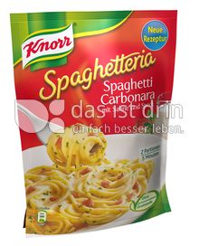 Produktabbildung: Knorr Spaghetteria Spaghetti Carbonara mit Sahne und Speck 174 g