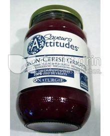Produktabbildung: Saveurs Attitudes Frucht-Brotaufstrich Nektarine-Sauerkirsche / Brugnon-Cerise Griotte 310 g