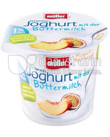 Produktabbildung: Müller Joghurt mit der Buttermilch Pfirsich-Maracuja 150 g