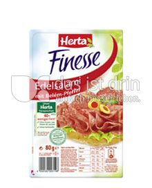 Produktabbildung: Herta Finesse Edelsalami mit Belém-Pfeffer 80 g