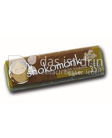 Produktabbildung: shokomonk Vollmilch Schokolade ingwer 50 g