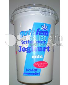 Produktabbildung: gut & fein fettarmer Joghurt mild 500 g