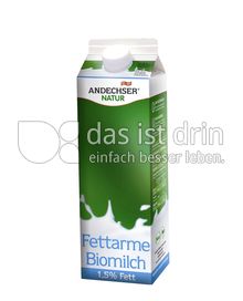 Produktabbildung: Andechser Natur Fettarme Biomilch 1,5% 1 l