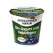Produktabbildung: Andechser Natur Bio-Jogurt mild, Heidelbeere 3,7%  150 g