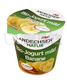 Produktabbildung: Andechser Natur Bio-Jogurt mild, Banane 3,7% 150 g