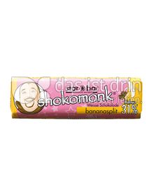 Produktabbildung: shokomonk star*bar Weiße Schokolade bananasplit 50 g