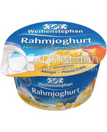 Produktabbildung: Weihenstephan Rahmjoghurt - Frühling - Mango - Panna Cotta 150 g