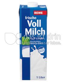 Produktabbildung: Rewe Frische Vollmilch - Länger Haltbar 1 l
