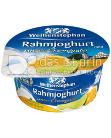 Produktabbildung: Weihenstephan Rahmjoghurt Sommer Orange-Limette 150 g