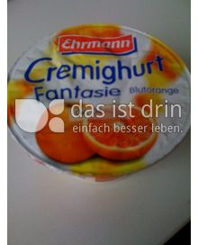 Produktabbildung: Ehrmann Cremighurt Fantasie Blutorange 150 g