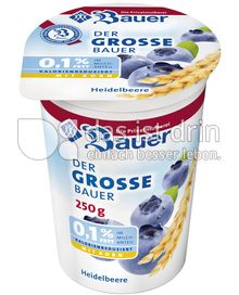 Produktabbildung: Bauer Der grosse Bauer 0,1% Joghurt Heidelbeere 250 ml