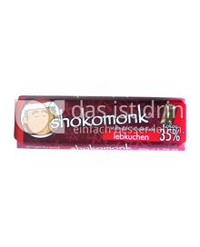 Produktabbildung: shokomonk Vollmilch Schokolade Lebkuchen 50 g