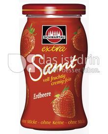 Produktabbildung: Schwartau extra Samt Erdbeere 270 g