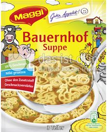 Maggi Guten Appetit Bauernhof Suppe 323 0 Kalorien Kcal Und Inhaltsstoffe Das Ist Drin