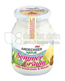 Produktabbildung: Andechser Natur Sommertraum Bio-Jogurt mild Weiße Schokolade & Mandel 500 g