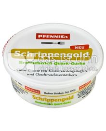 Produktabbildung: Pfennigs Schrippengold Brotaufstrich Quark-Gurke 150 g