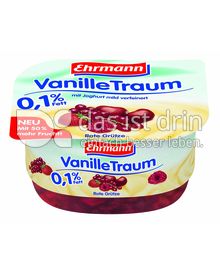 Produktabbildung: Ehrmann VanilleTraum Rote Grütze 125 g