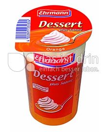Produktabbildung: Ehrmann Dessert plus Sahne Orange 200 g