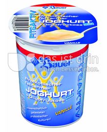 Produktabbildung: Bauer Fit & Aktiv Joghurt Vanille 150 g