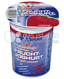 Produktabbildung: Bauer Fit & Aktiv Joghurt Erdbeere 150 g
