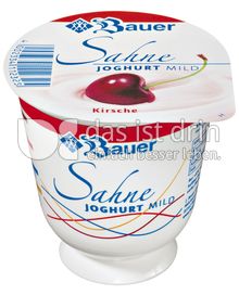 Produktabbildung: Bauer Sahnejoghurt Kirsche 150 g